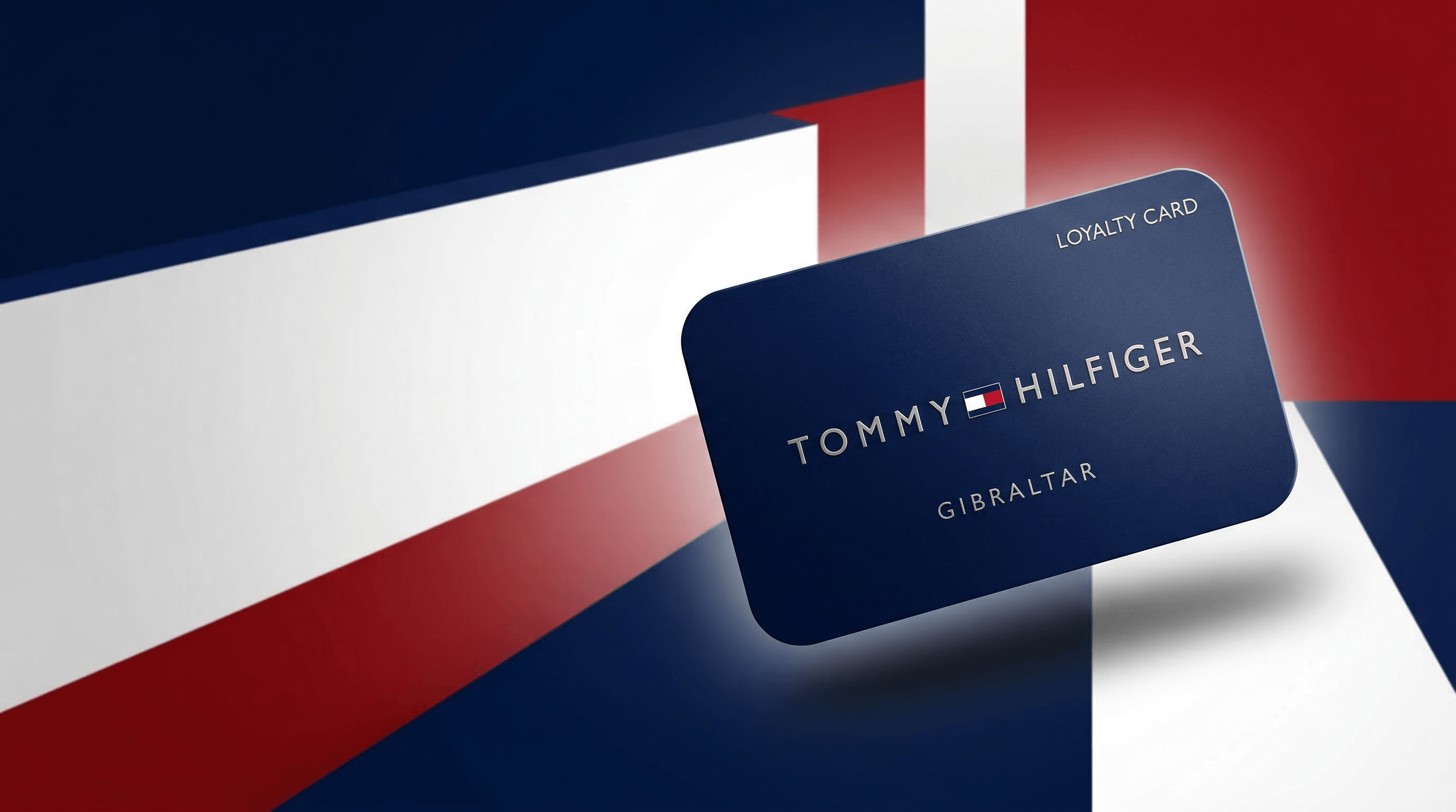 Tommy Hilfiger Gibraltar loyalty card banner